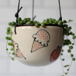 Hanging Planter, Medium - Ice Cream