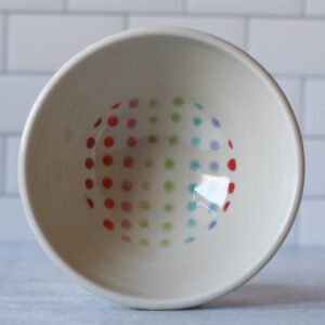 candy dot noodle bowl