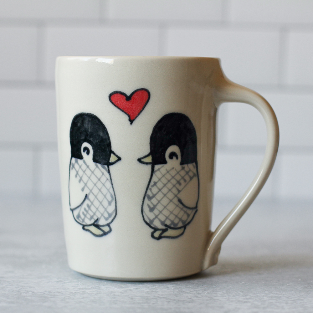 Penguins in Love mug - main