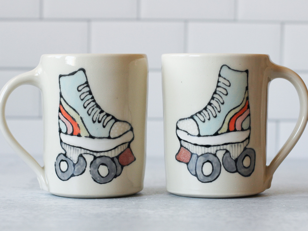 Rollerskate mug - main