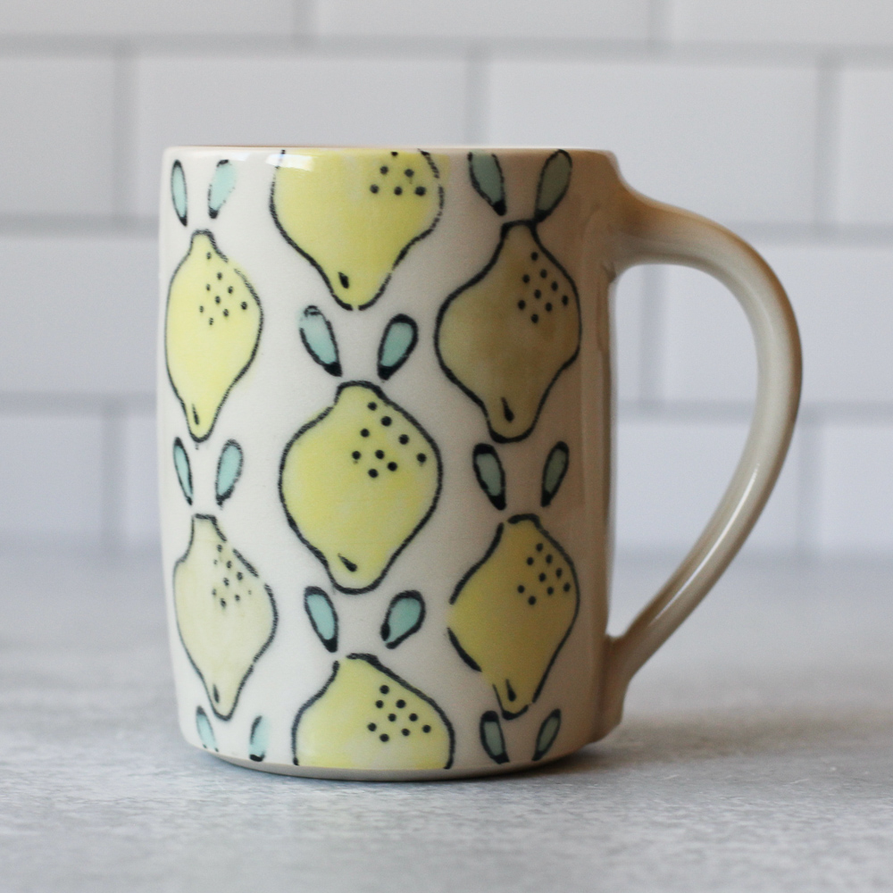 Lemon Pattern Mug