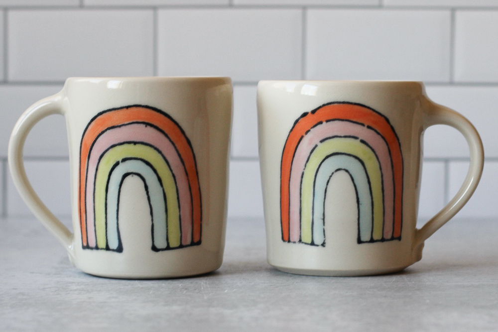 Neon Rainbow mug - main