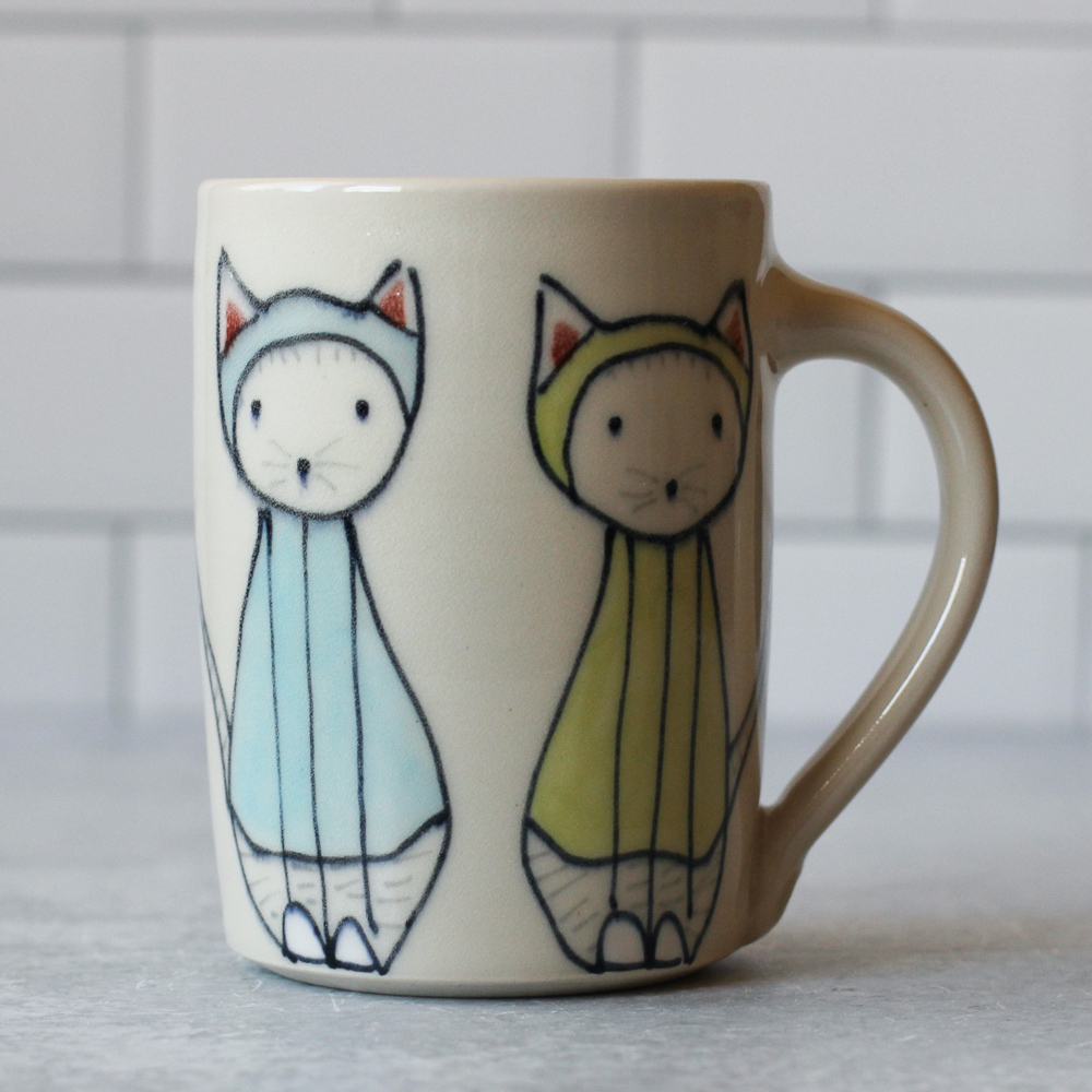 Cats in Hoodies mug - main
