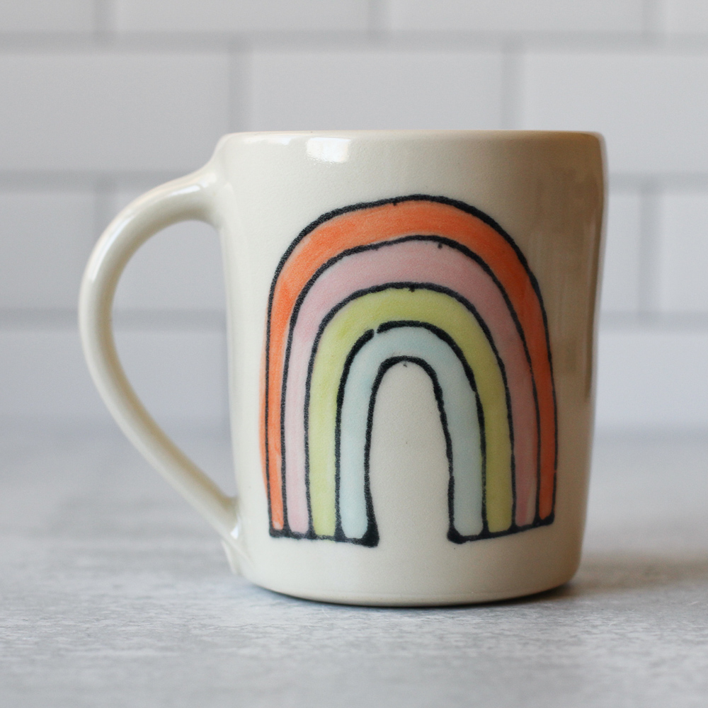 Neon Rainbow mug - main