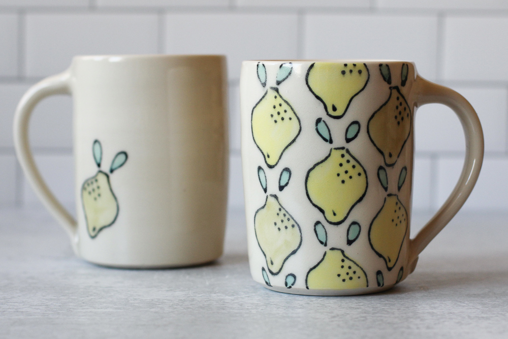 Lemon Pattern Mug