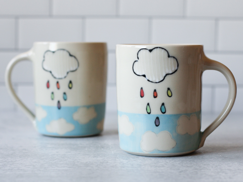 Raincloud mug