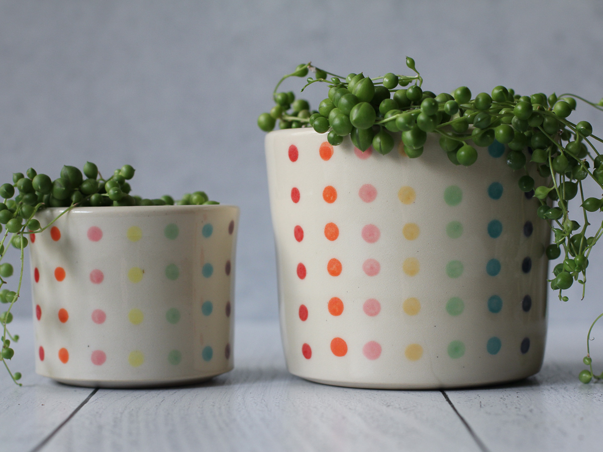 Candy Dot Planters