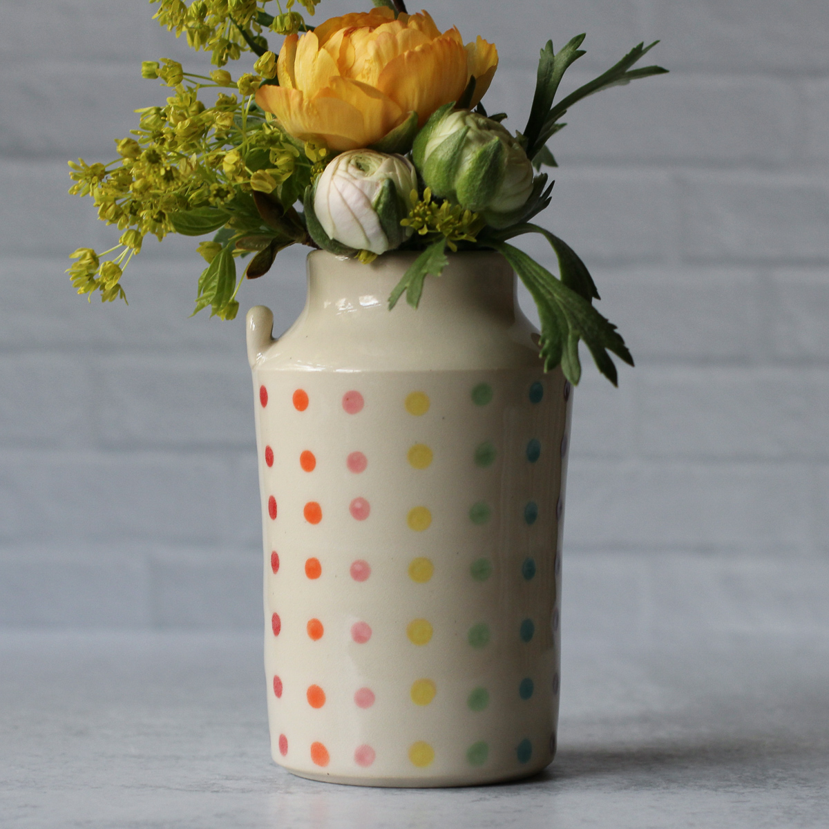 Candy Dot Bottle Vase