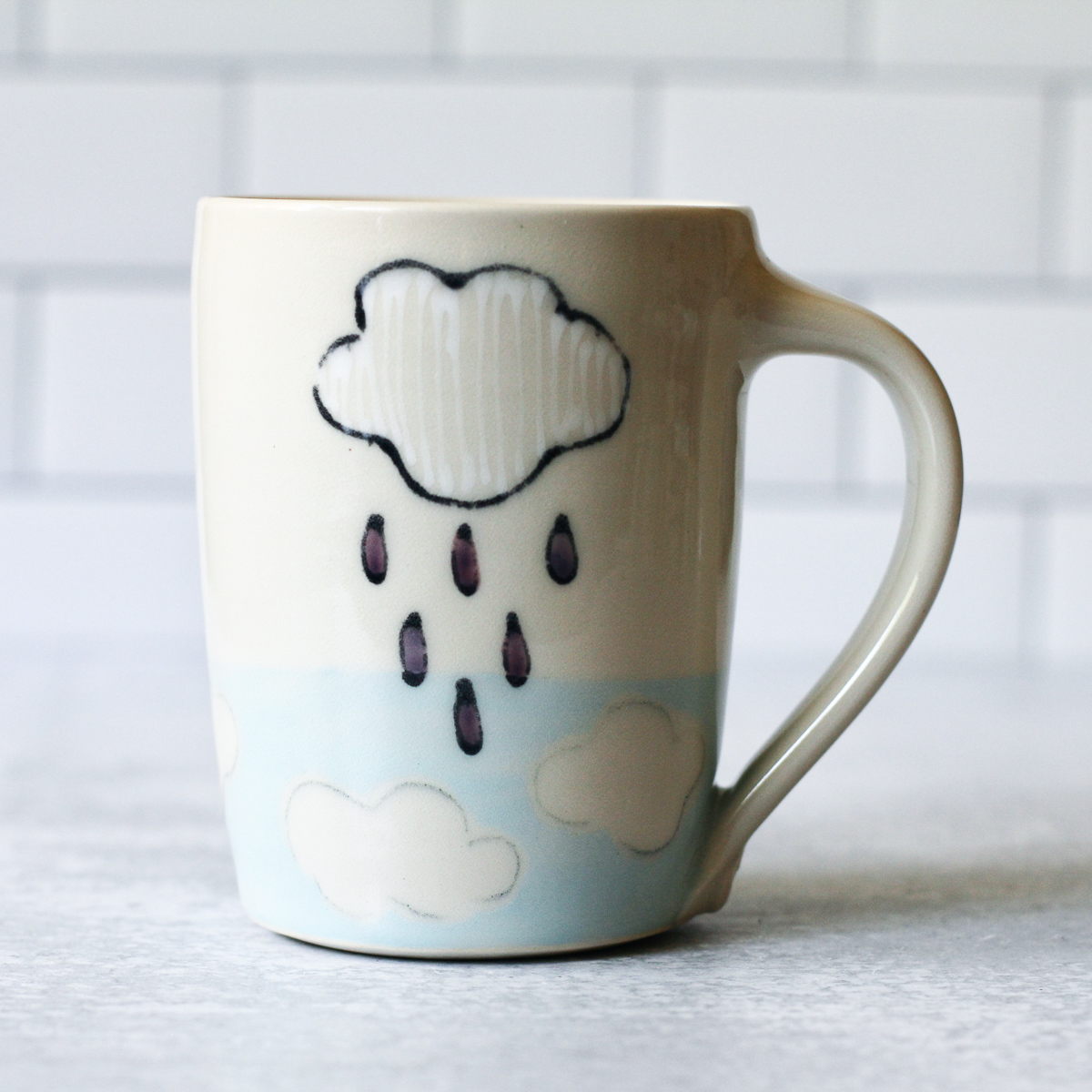 Raincloud mug Purple Rain