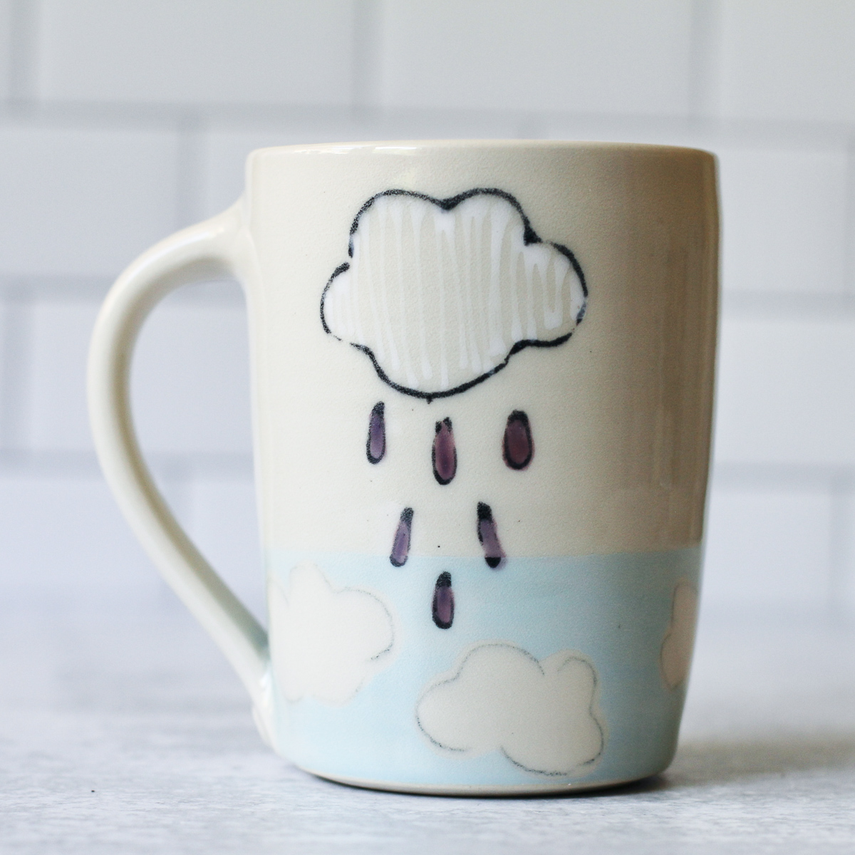 Raincloud mug Purple Rain