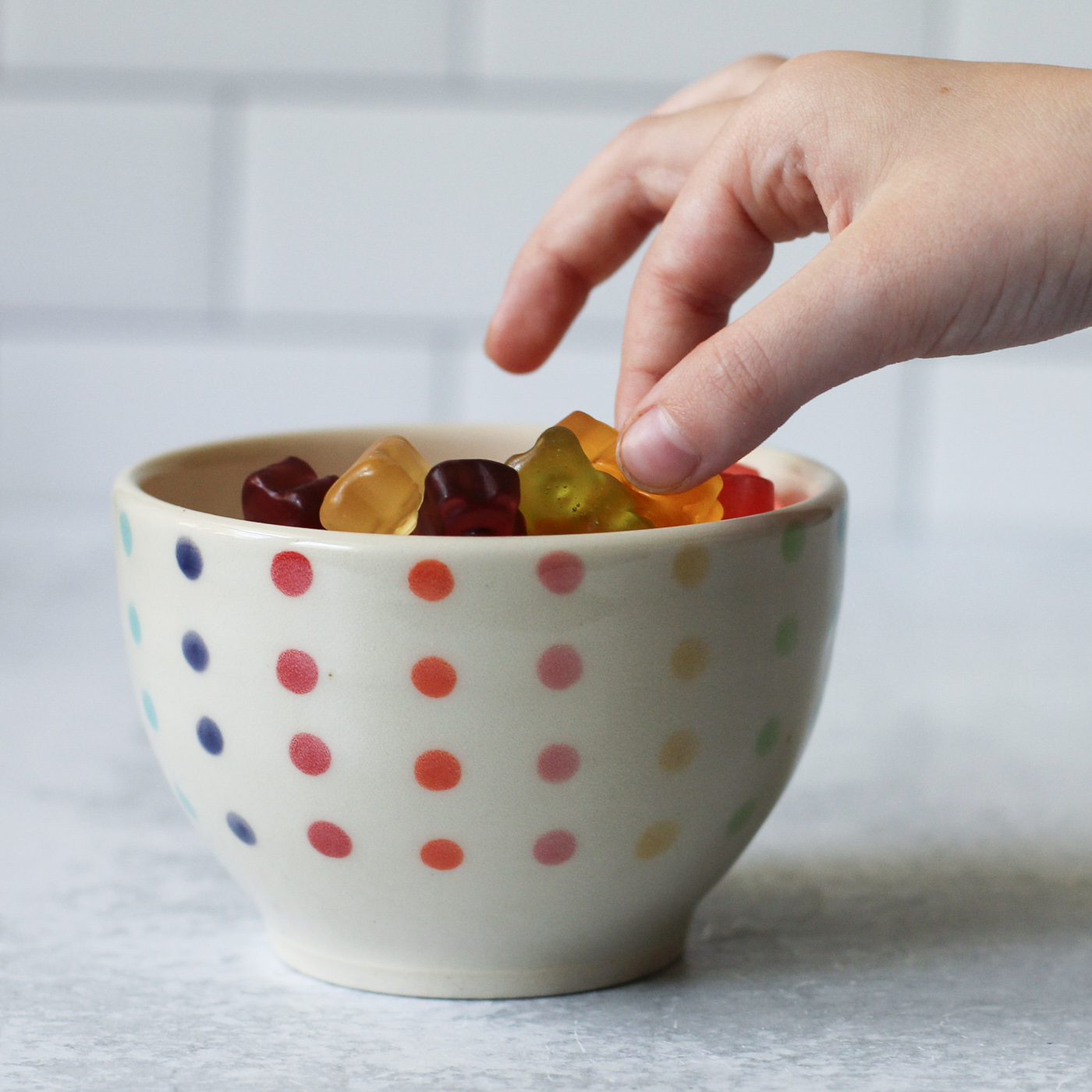 Breakfast bowl - candy dot