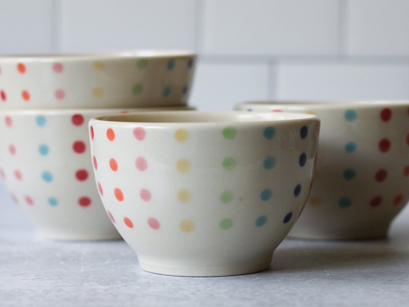 Breakfast bowl - candy dot