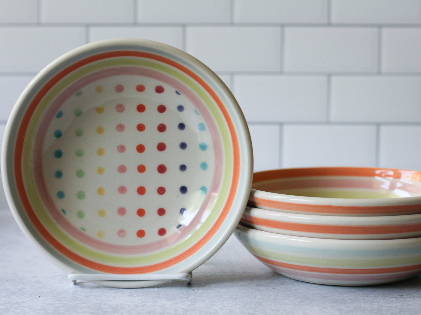 Pasta Bowl - Candy Dot