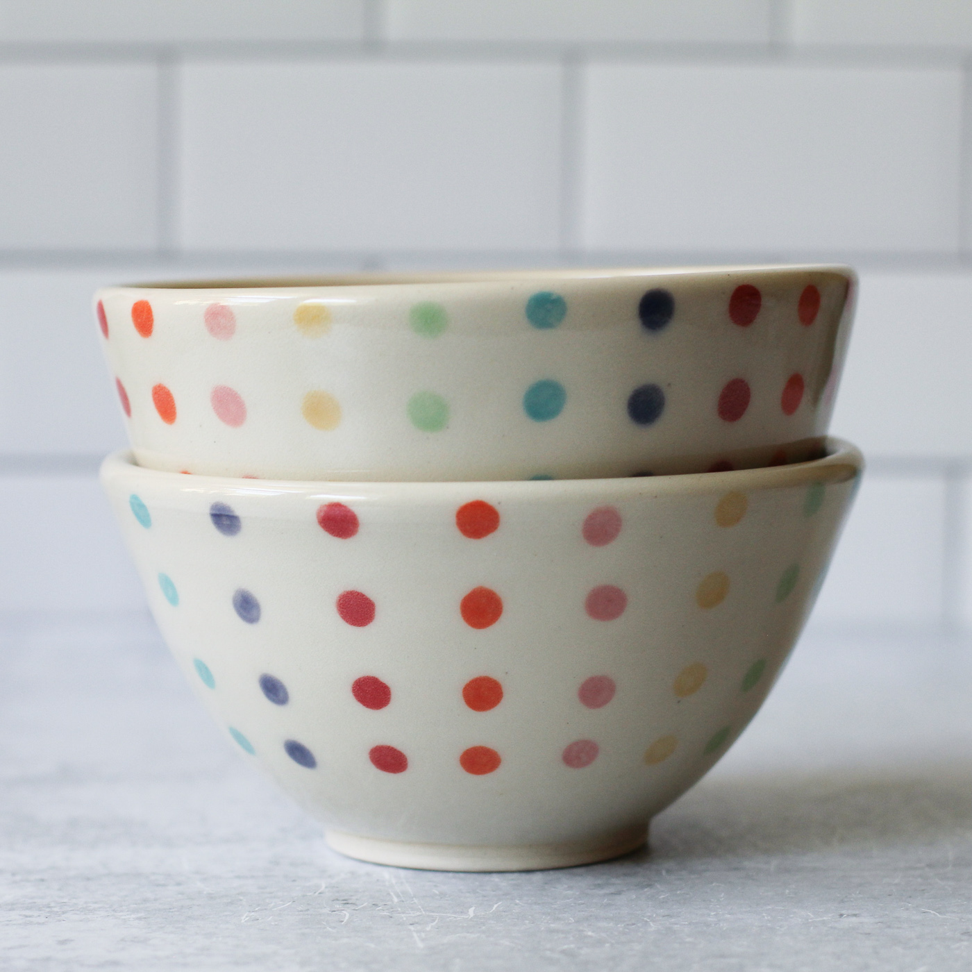 Breakfast bowl - candy dot