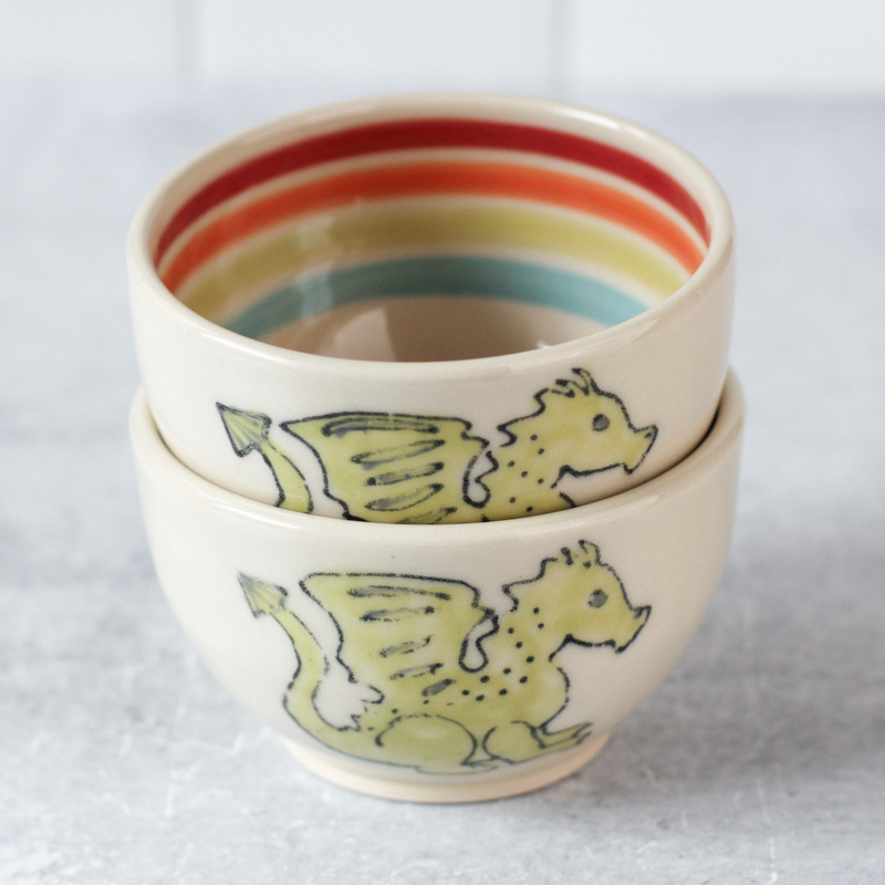 DRagon - Snack Bowl - Inner Rainbow