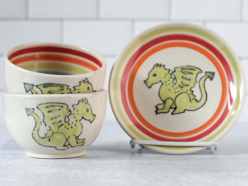 DRagon - Snack Bowl - Inner Rainbow