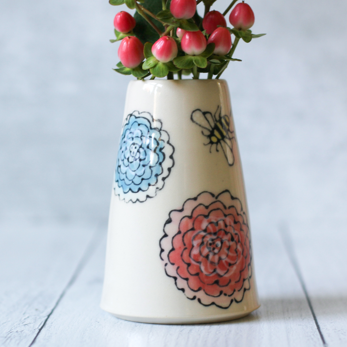 Dahlia vase