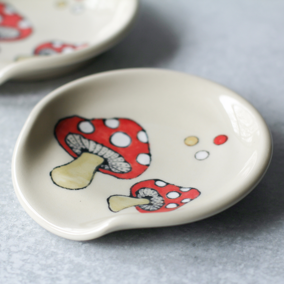 mushroom spoon rest