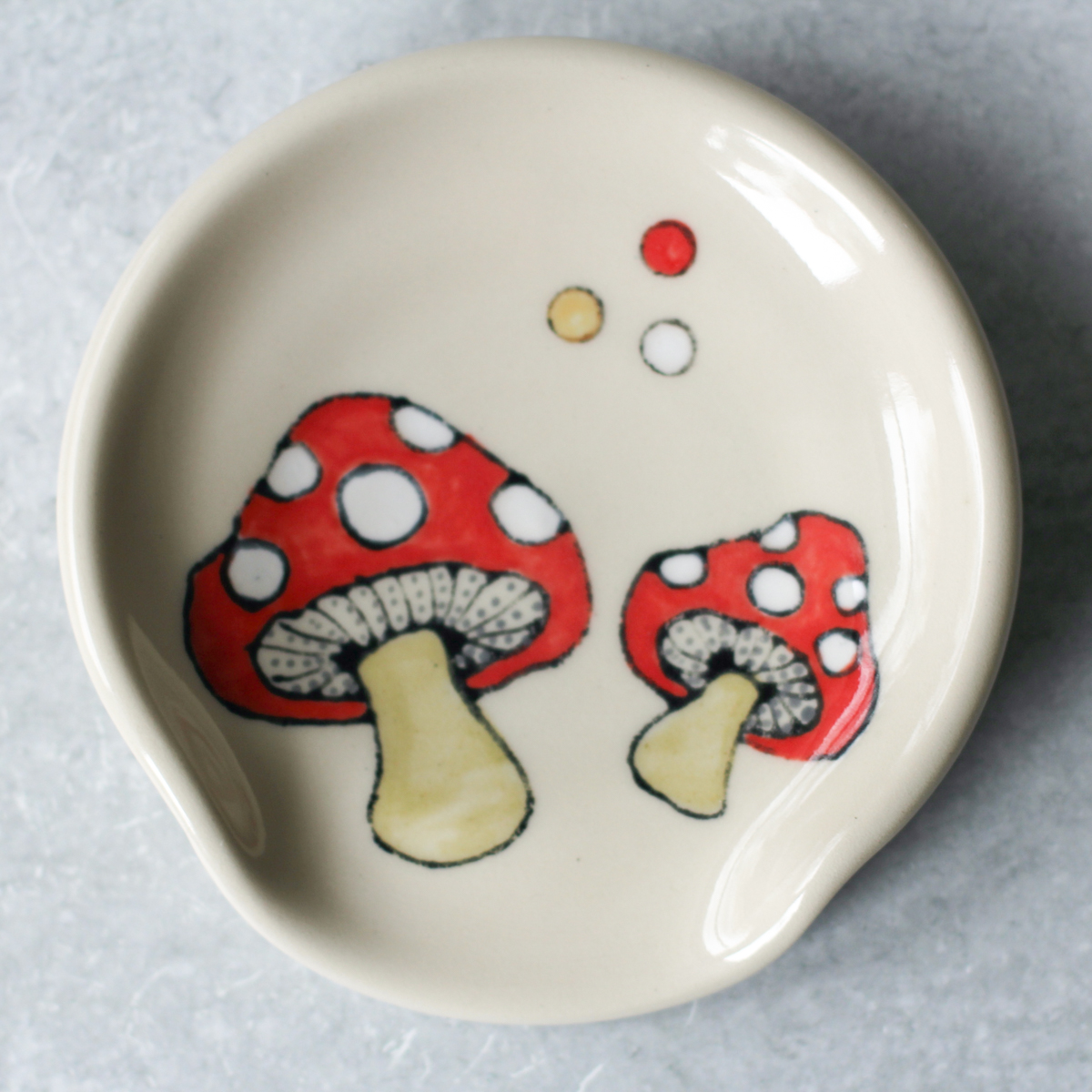 mushroom spoon rest