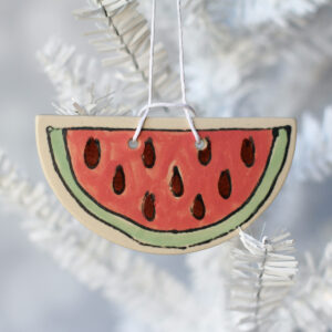 watermelon ornament