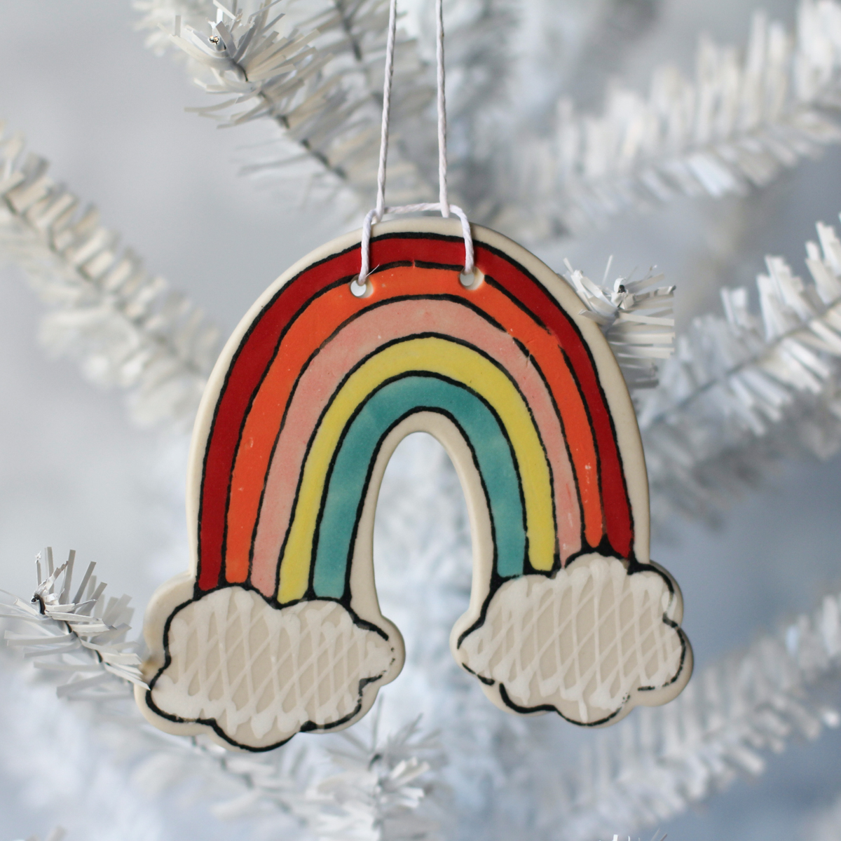 rainbow ornament