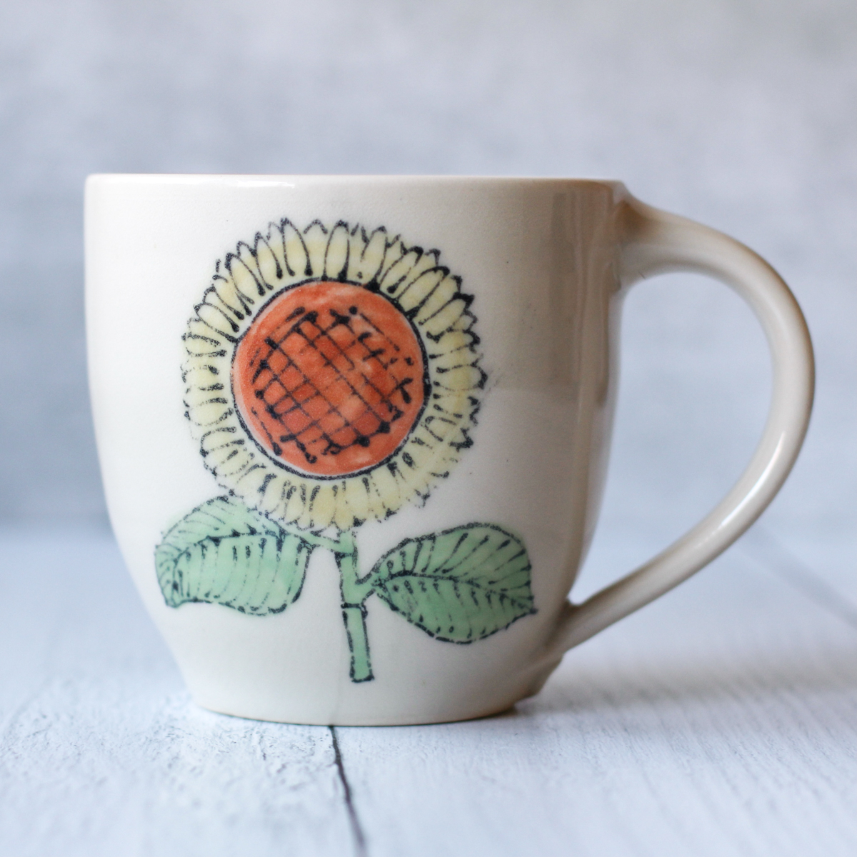 sunflower mug