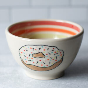 donut inner rainbow bowl