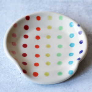 candy dot spoon rest