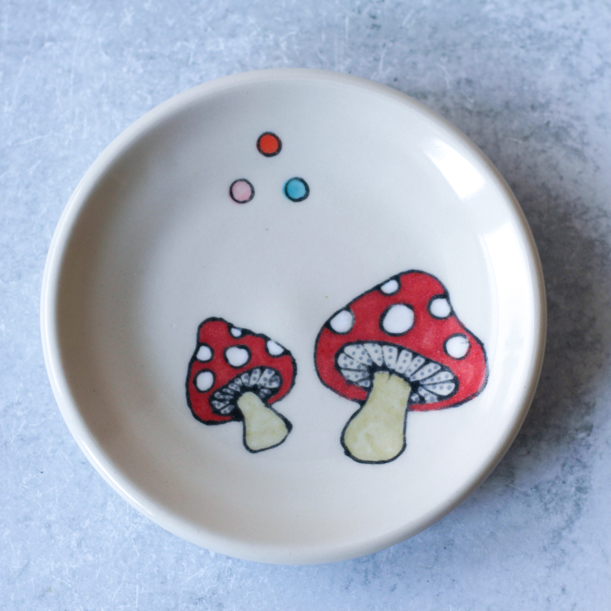 mushroom snack plate