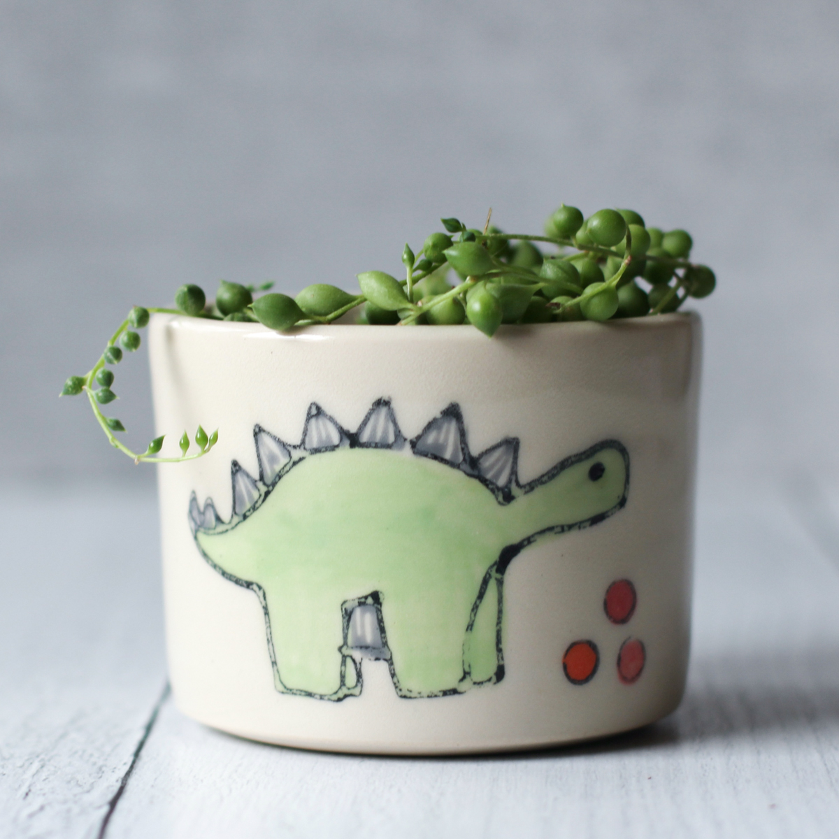 stegosaurus planter