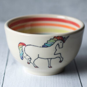 unicorn inner rainbow bowl
