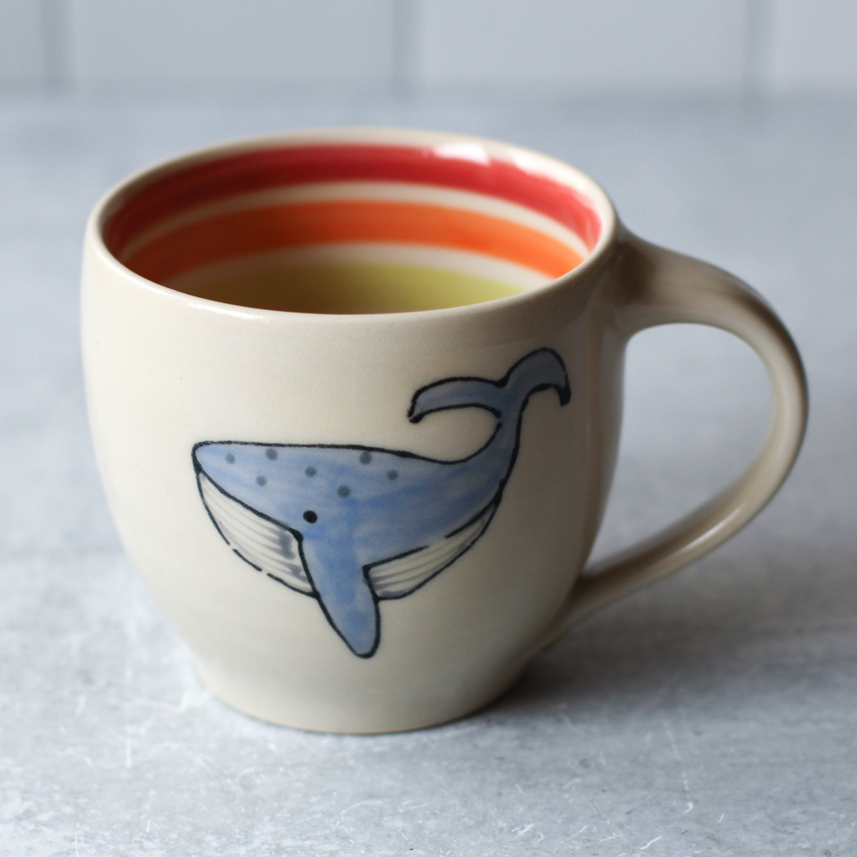 whale inner rainbow mug