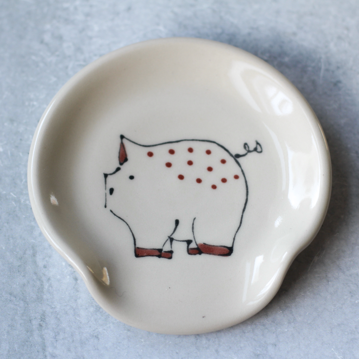 pig spoon rest
