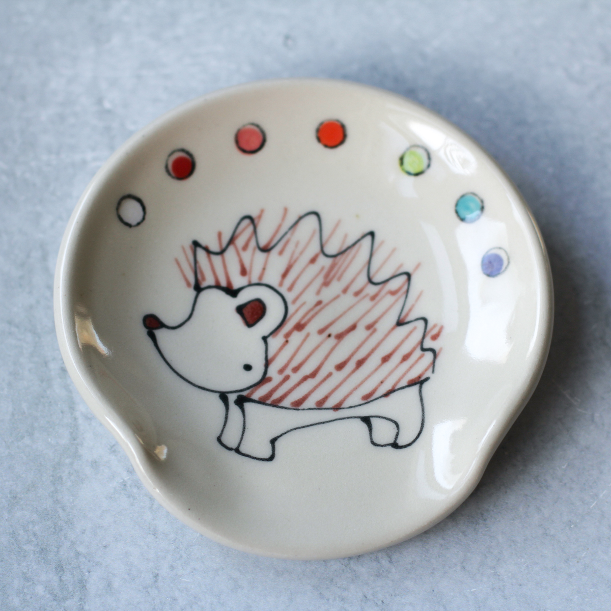 hedgehog spoon rest