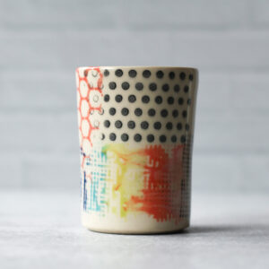 mixed pattern cup