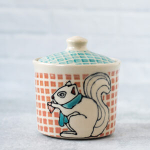 pattern squirrel treasure box
