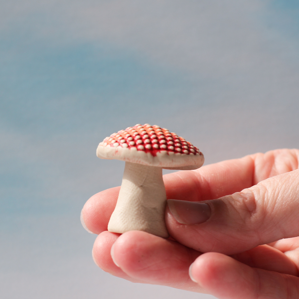 Mushroom and Moon Ceramic Yarn Bowl – Stitches