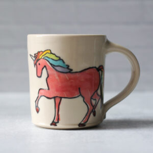 Mug - Pink Unicorn - 12 oz