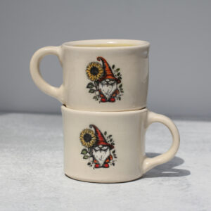 Espresso Cup Pair - Gnomes - Set of two Mini Mugs