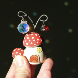 Suncatcher -Fairy House - Windowsill Rainbow Maker