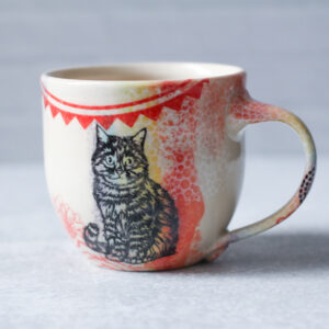 Cozy Mug - Cat - Mixed Patterns Mug