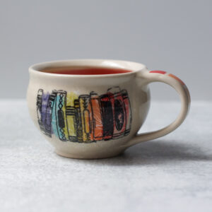 Teacup - Books- approx 9 oz mug