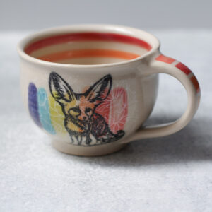 Teacup - Fennec Fox - approx 9 oz mug