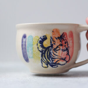 Teacup - Playful Kitten - approx 9 oz mug